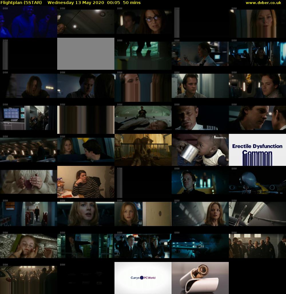 Flightplan (5STAR) Wednesday 13 May 2020 00:05 - 00:55