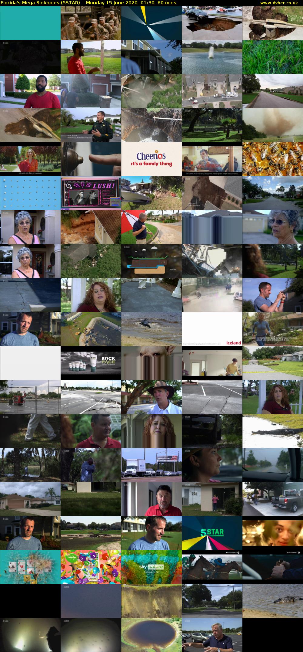 Florida's Mega Sinkholes (5STAR) Monday 15 June 2020 01:30 - 02:30