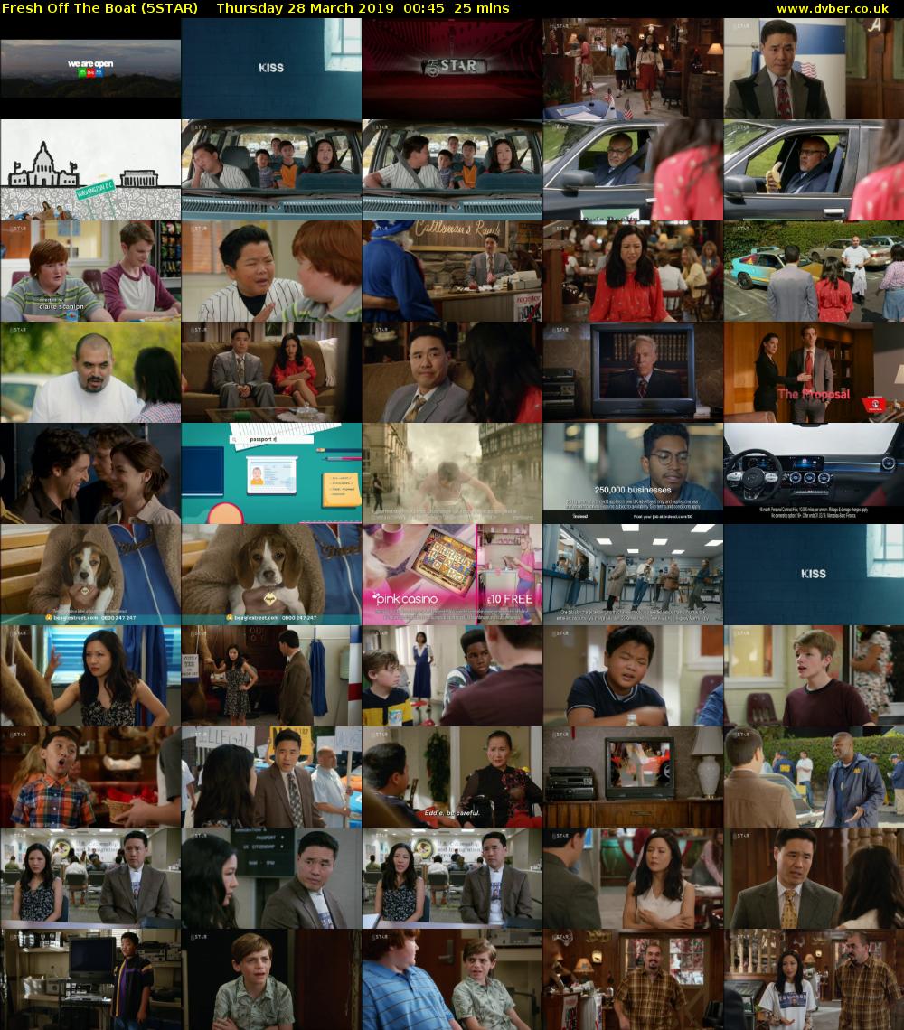 Fresh Off the Boat (5STAR) Thursday 28 March 2019 00:45 - 01:10