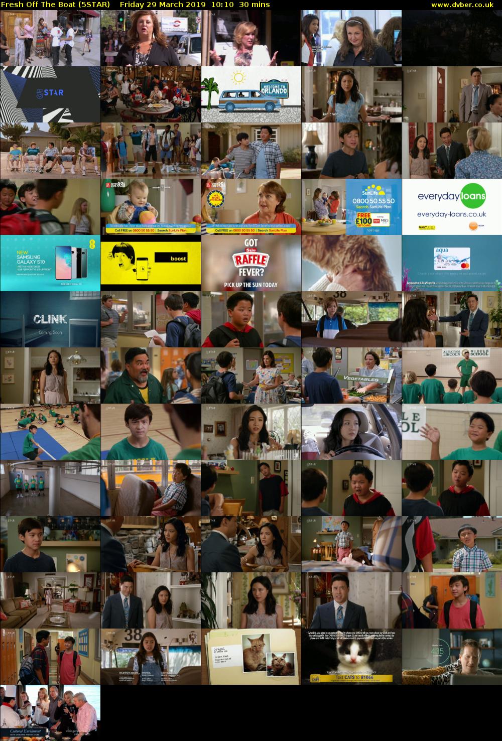 Fresh Off the Boat (5STAR) Friday 29 March 2019 10:10 - 10:40