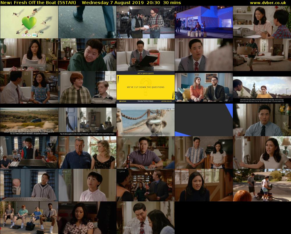 Fresh Off the Boat (5STAR) Wednesday 7 August 2019 20:30 - 21:00