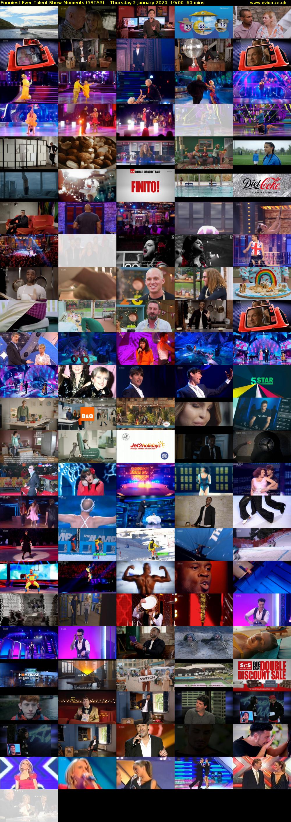 Funniest Ever Talent Show Moments (5STAR) Thursday 2 January 2020 19:00 - 20:00