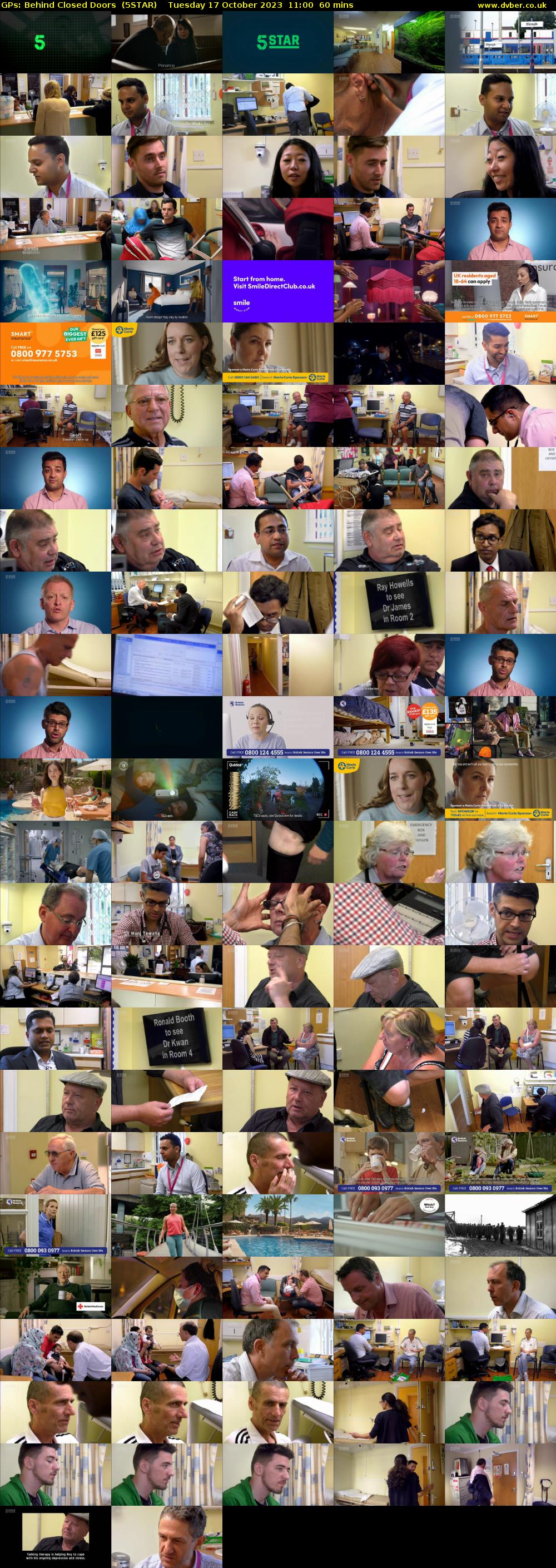 GPs: Behind Closed Doors  (5STAR) Tuesday 17 October 2023 11:00 - 12:00