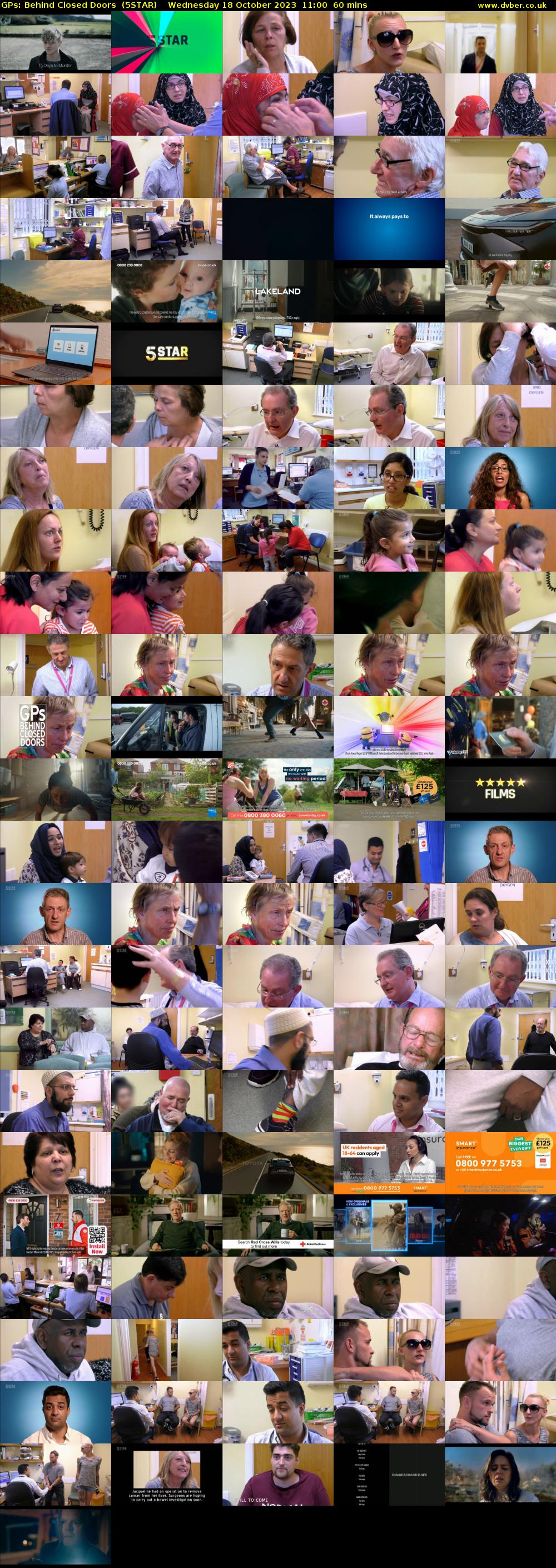 GPs: Behind Closed Doors  (5STAR) Wednesday 18 October 2023 11:00 - 12:00