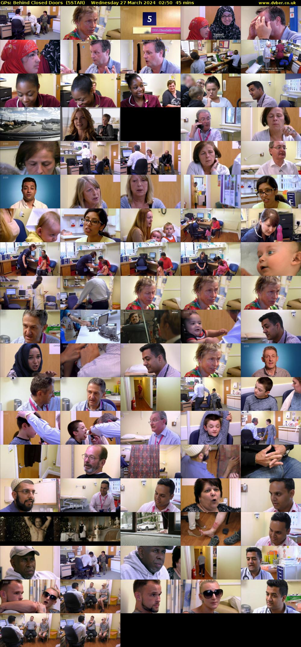 GPs: Behind Closed Doors  (5STAR) Wednesday 27 March 2024 02:50 - 03:35