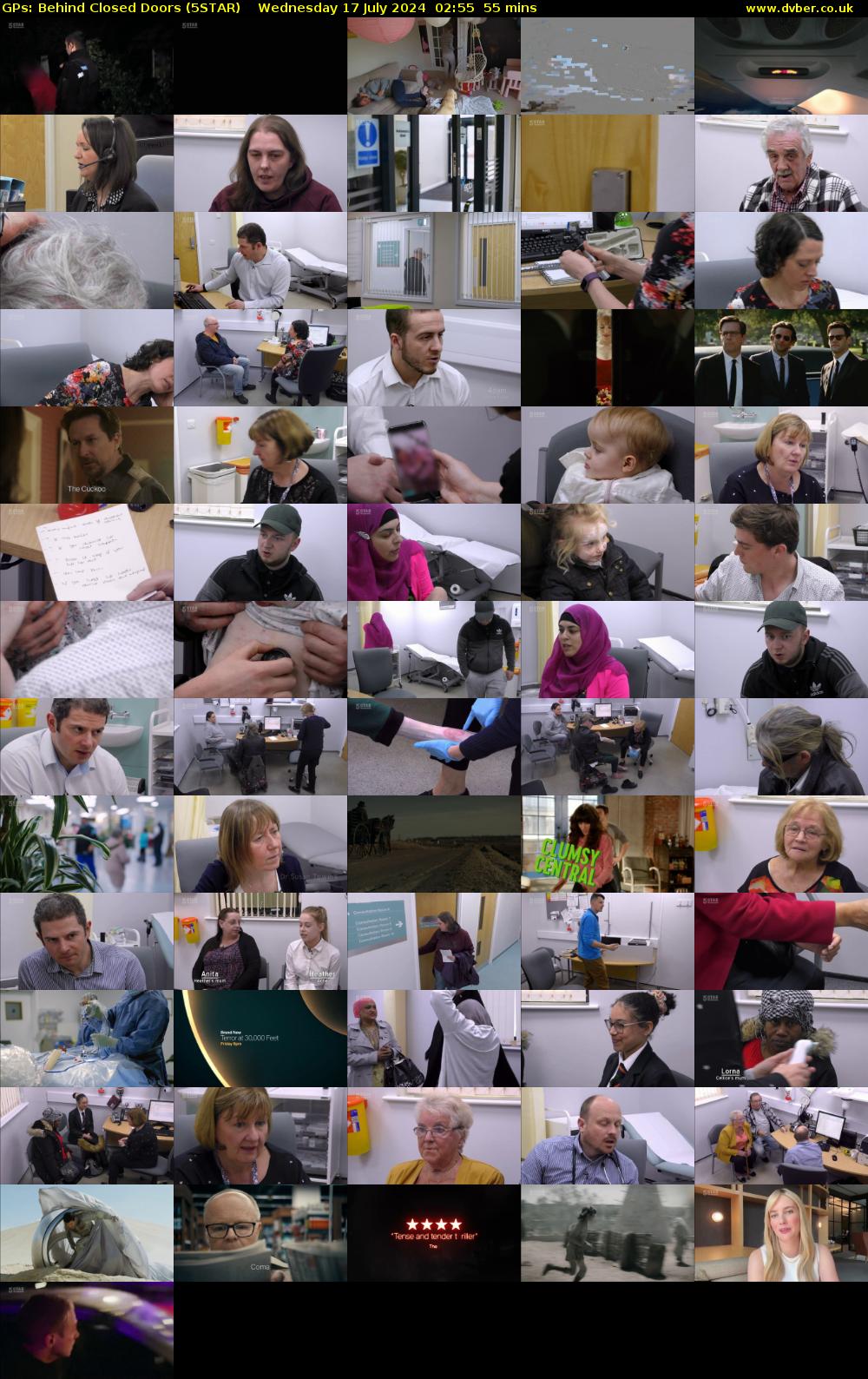 GPs: Behind Closed Doors (5STAR) Wednesday 17 July 2024 02:55 - 03:50