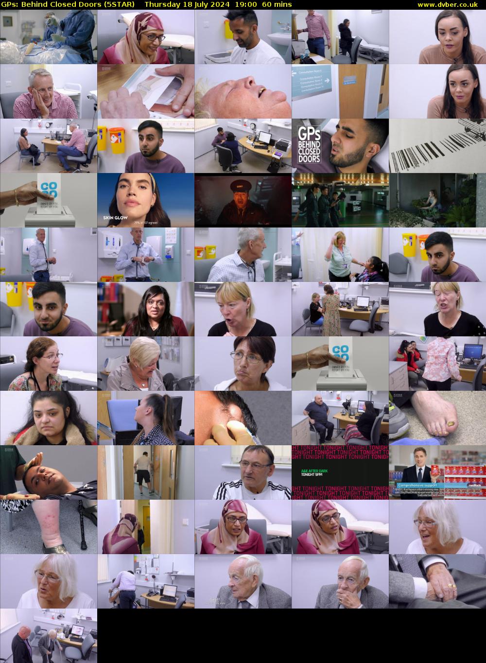 GPs: Behind Closed Doors (5STAR) Thursday 18 July 2024 19:00 - 20:00