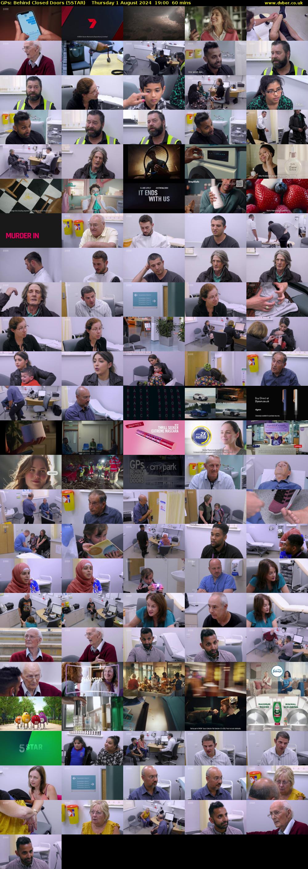 GPs: Behind Closed Doors (5STAR) Thursday 1 August 2024 19:00 - 20:00