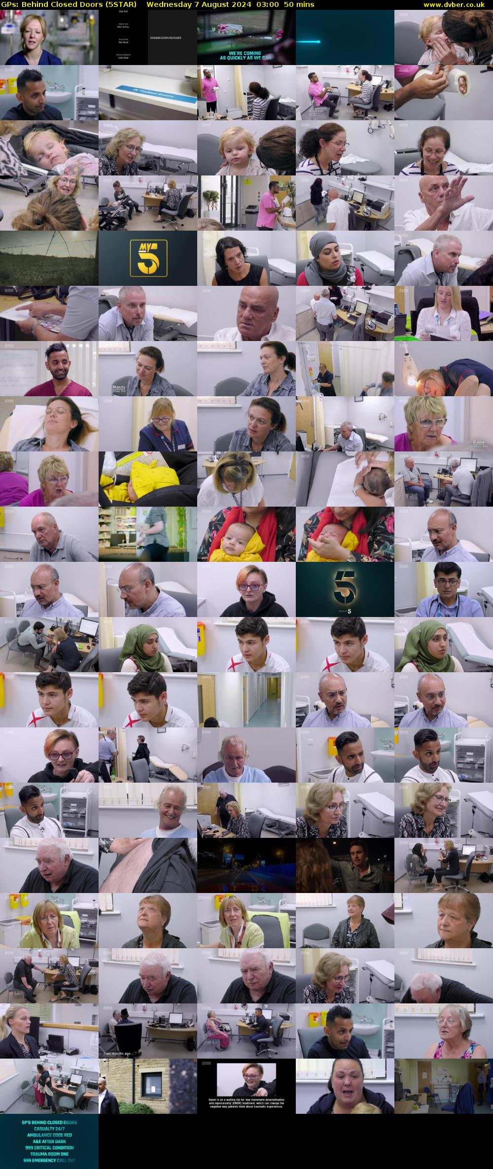 GPs: Behind Closed Doors (5STAR) Wednesday 7 August 2024 03:00 - 03:50