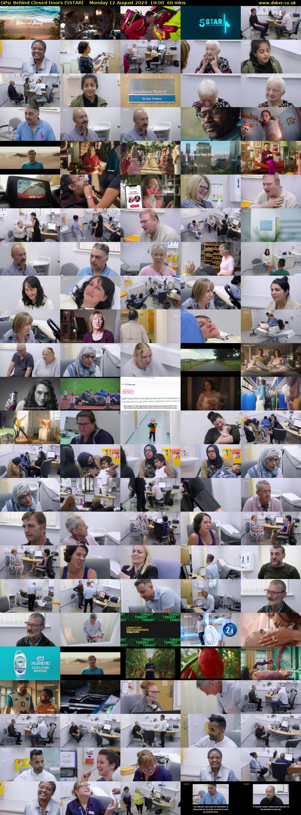 GPs: Behind Closed Doors (5STAR) Monday 12 August 2024 19:00 - 20:00