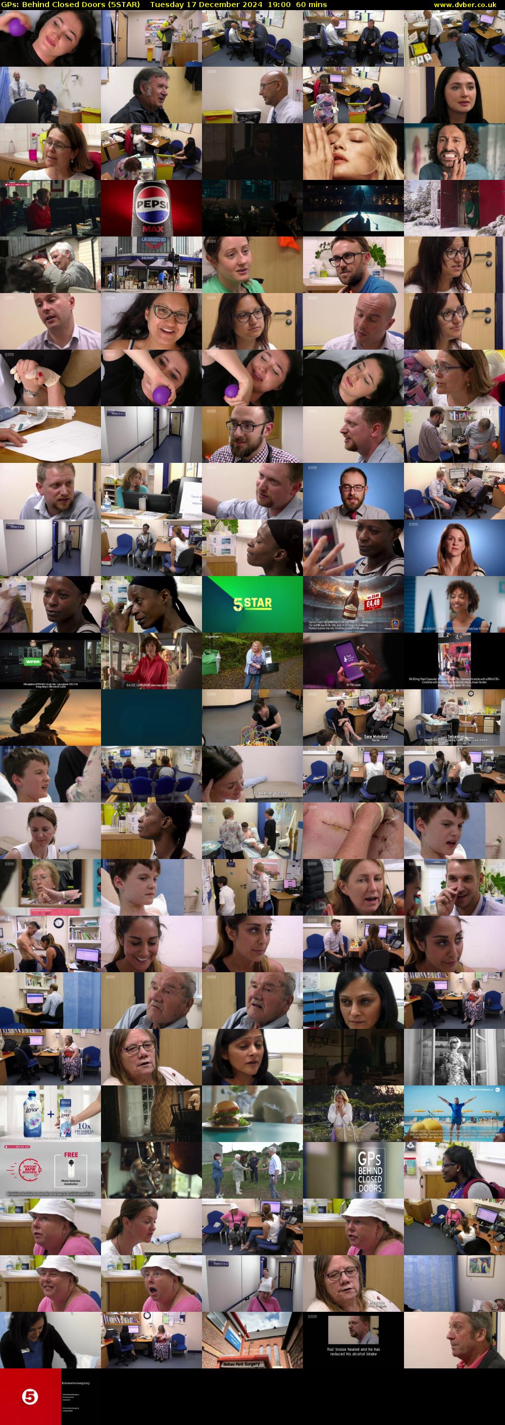 GPs: Behind Closed Doors (5STAR) Tuesday 17 December 2024 19:00 - 20:00