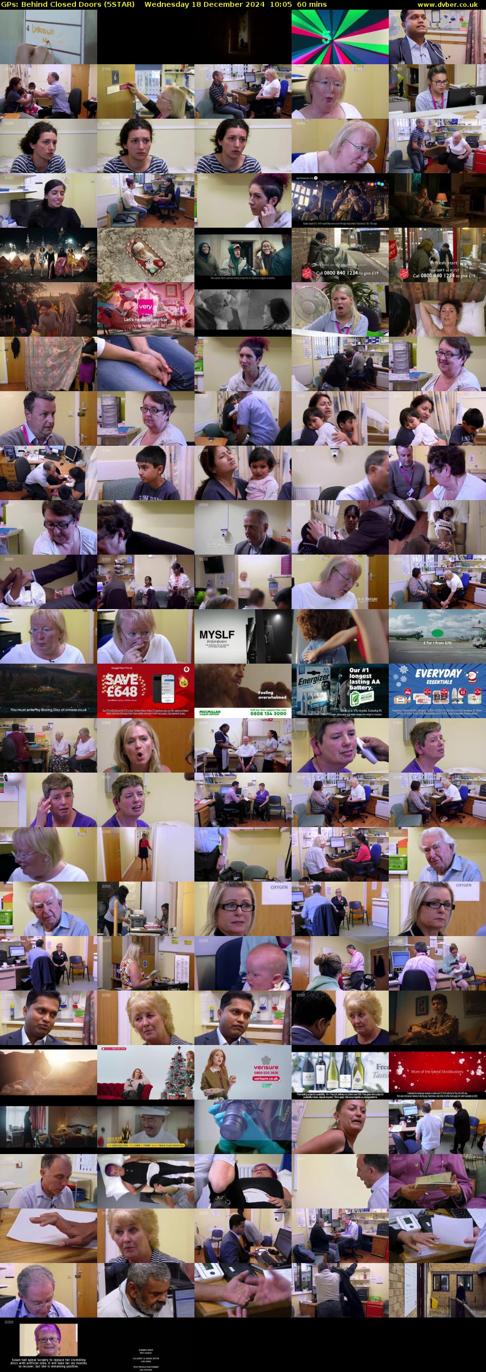 GPs: Behind Closed Doors (5STAR) Wednesday 18 December 2024 10:05 - 11:05