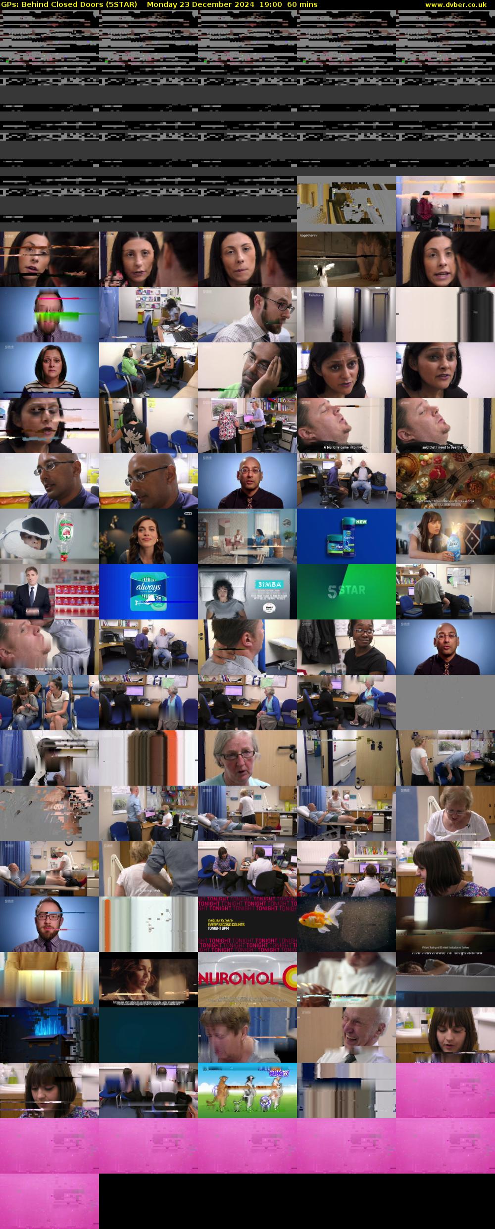 GPs: Behind Closed Doors (5STAR) Monday 23 December 2024 19:00 - 20:00