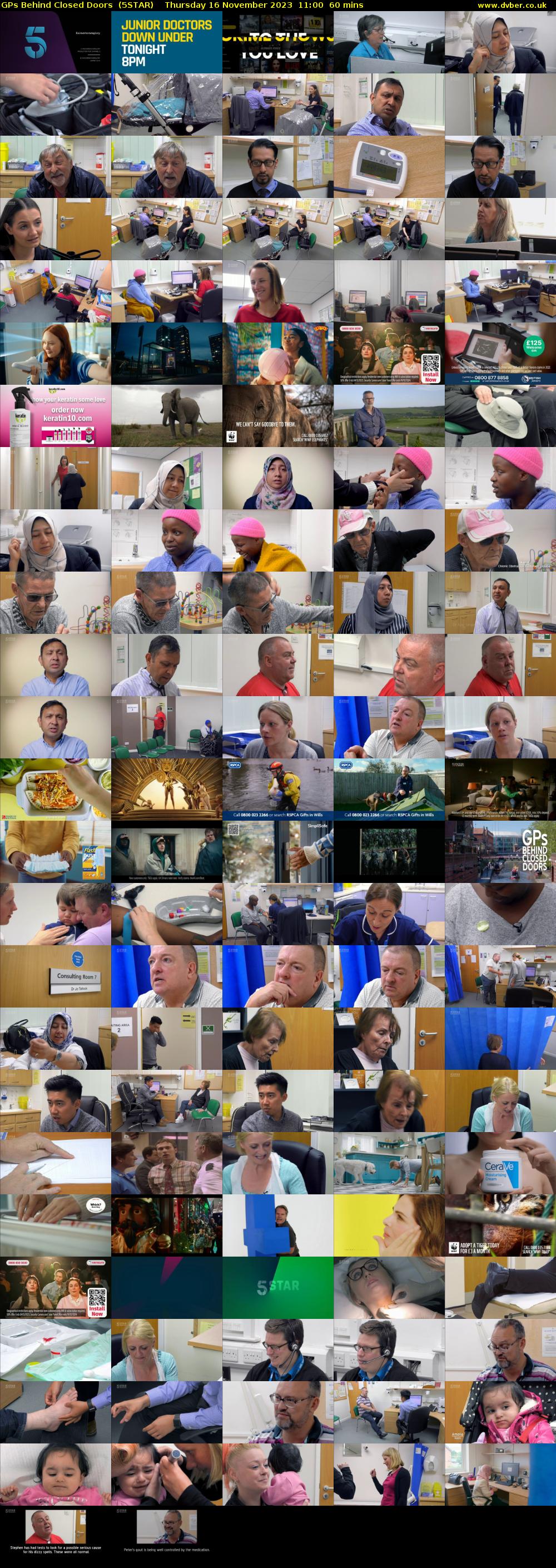 GPs Behind Closed Doors  (5STAR) Thursday 16 November 2023 11:00 - 12:00