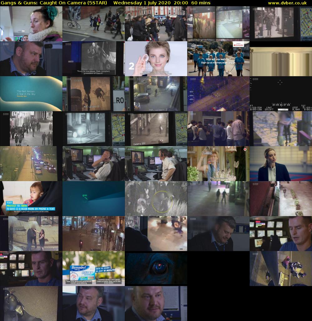 Gangs & Guns: Caught On Camera (5STAR) Wednesday 1 July 2020 20:00 - 21:00