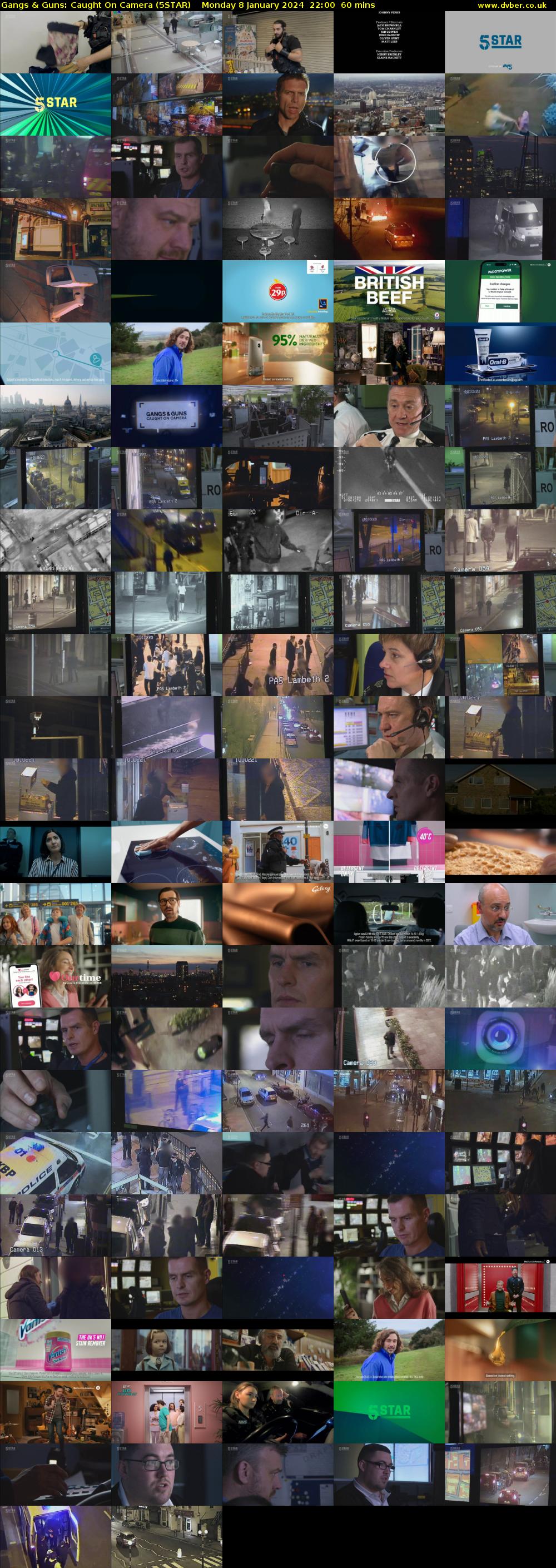 Gangs & Guns: Caught On Camera (5STAR) Monday 8 January 2024 22:00 - 23:00