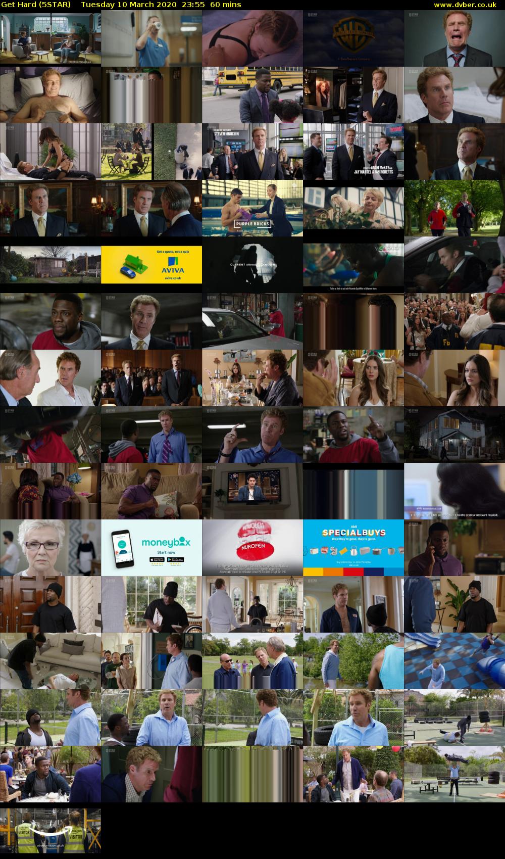 Get Hard (5STAR) Tuesday 10 March 2020 23:55 - 00:55