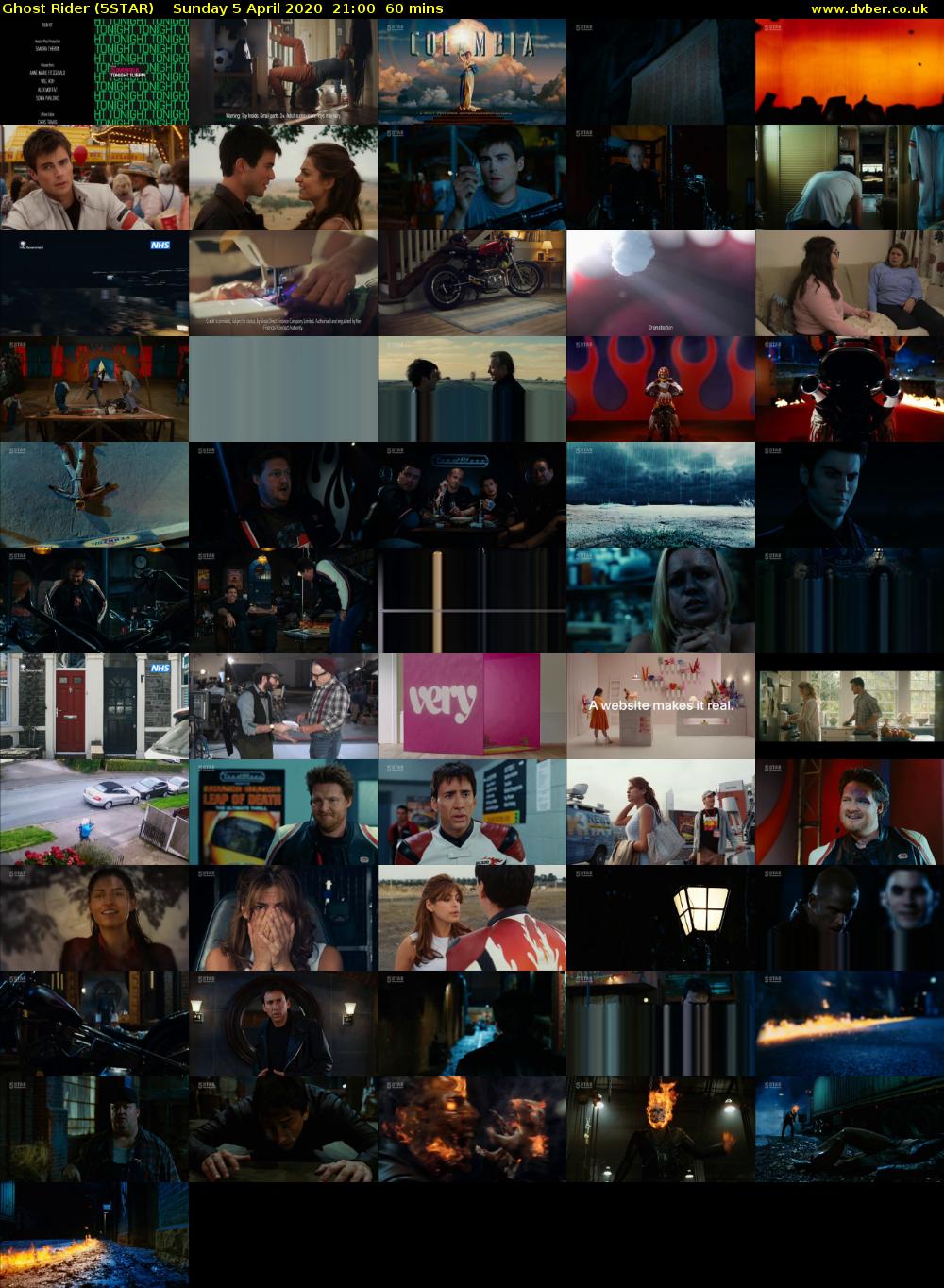 Ghost Rider (5STAR) Sunday 5 April 2020 21:00 - 22:00