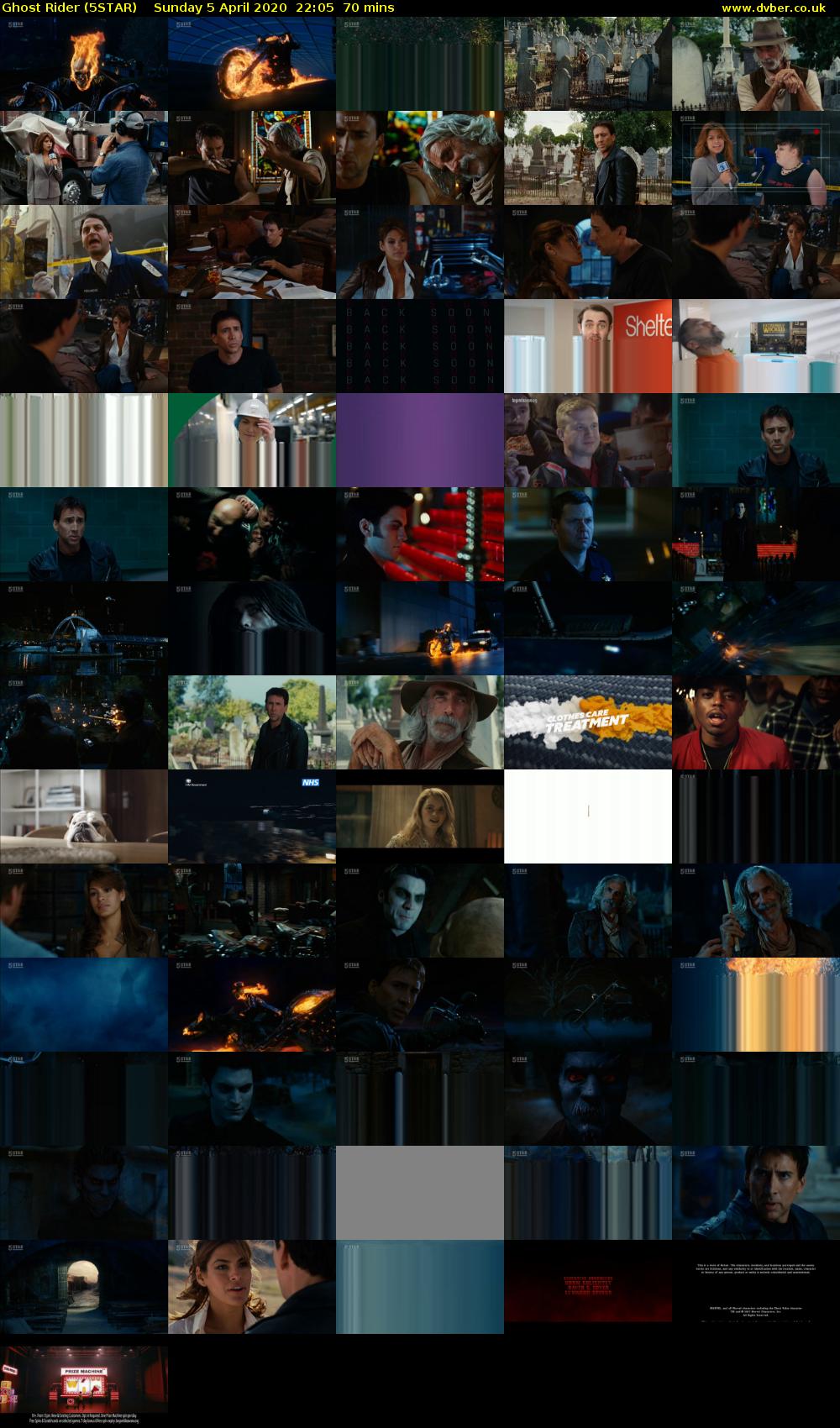 Ghost Rider (5STAR) Sunday 5 April 2020 22:05 - 23:15