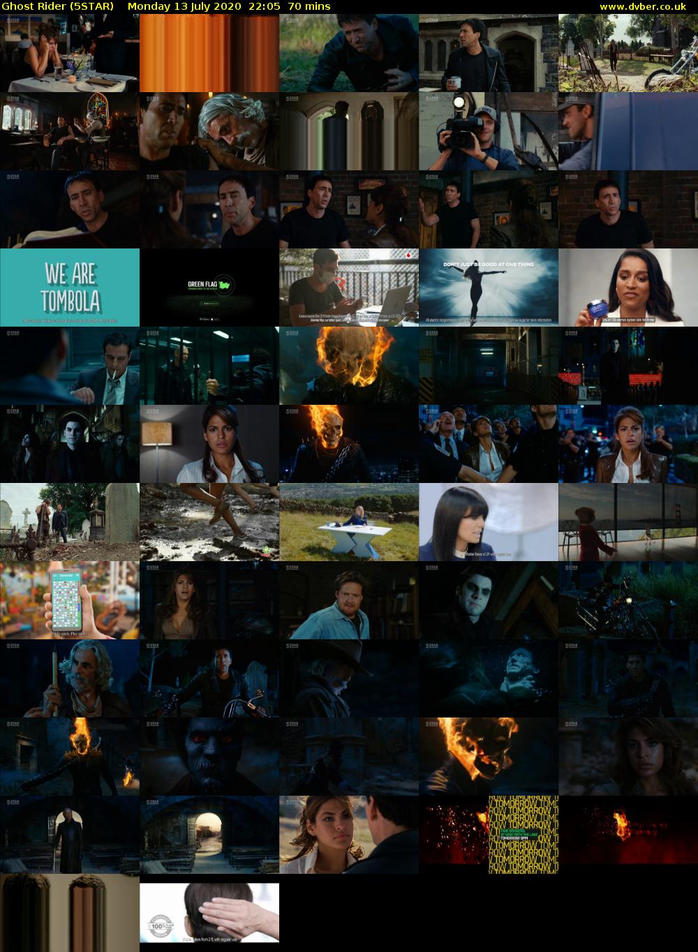 Ghost Rider (5STAR) Monday 13 July 2020 22:05 - 23:15