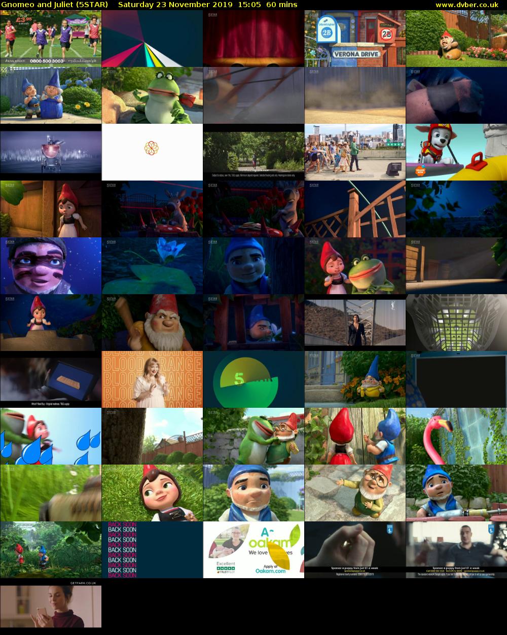 Gnomeo and Juliet (5STAR) Saturday 23 November 2019 15:05 - 16:05