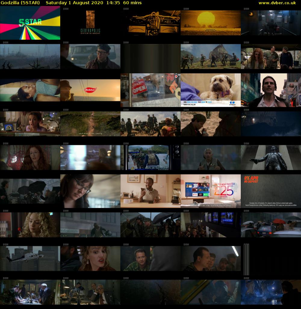 Godzilla (5STAR) Saturday 1 August 2020 14:35 - 15:35