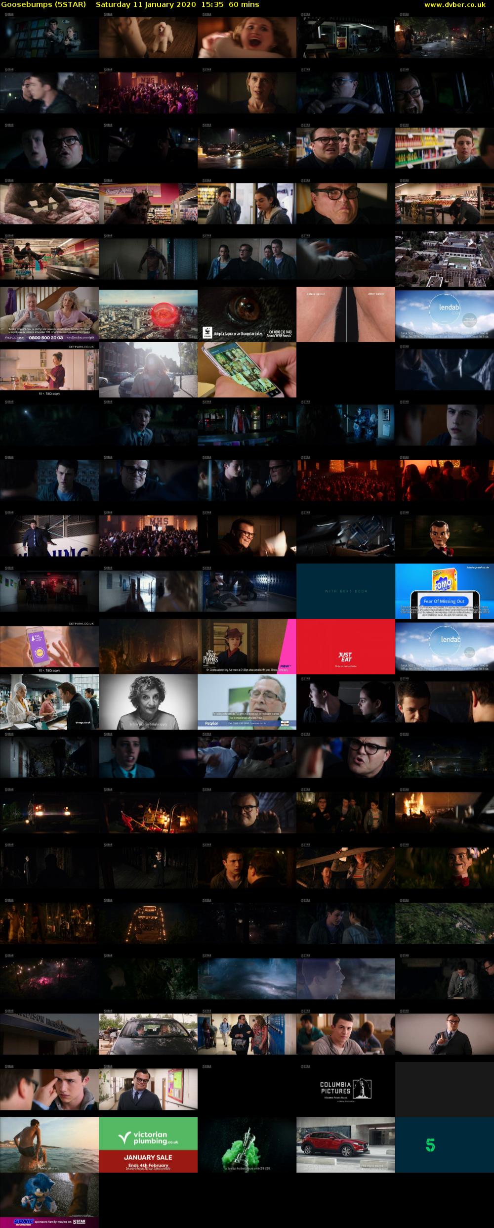Goosebumps (5STAR) Saturday 11 January 2020 15:35 - 16:35