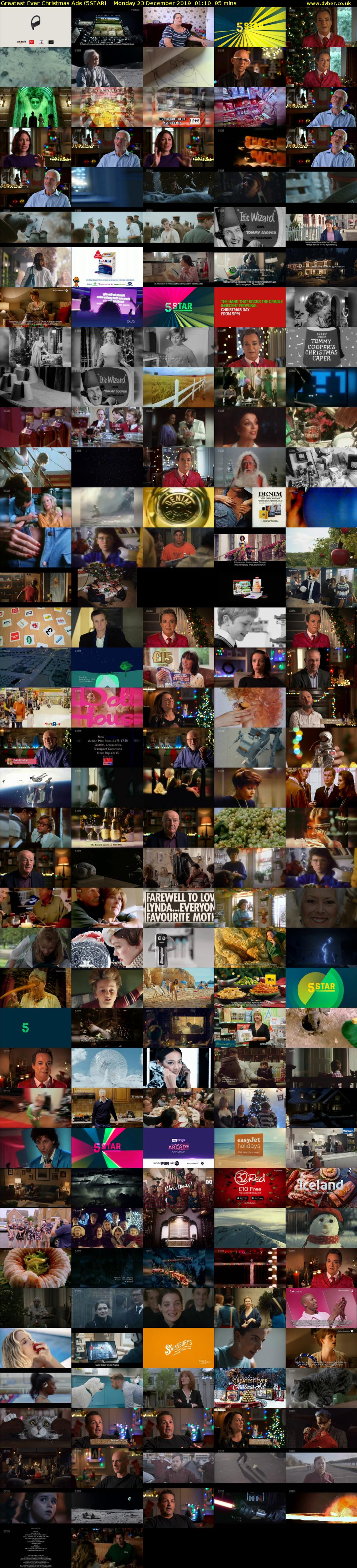 Greatest Ever Christmas Ads (5STAR) Monday 23 December 2019 01:10 - 02:45