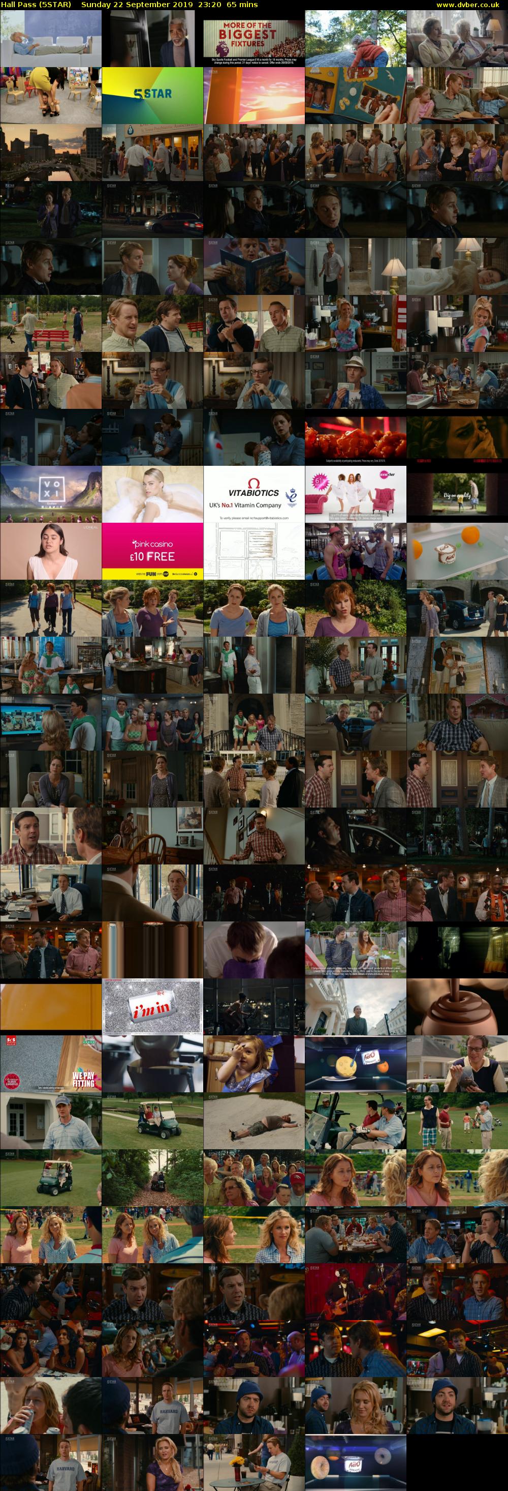 Hall Pass (5STAR) Sunday 22 September 2019 23:20 - 00:25