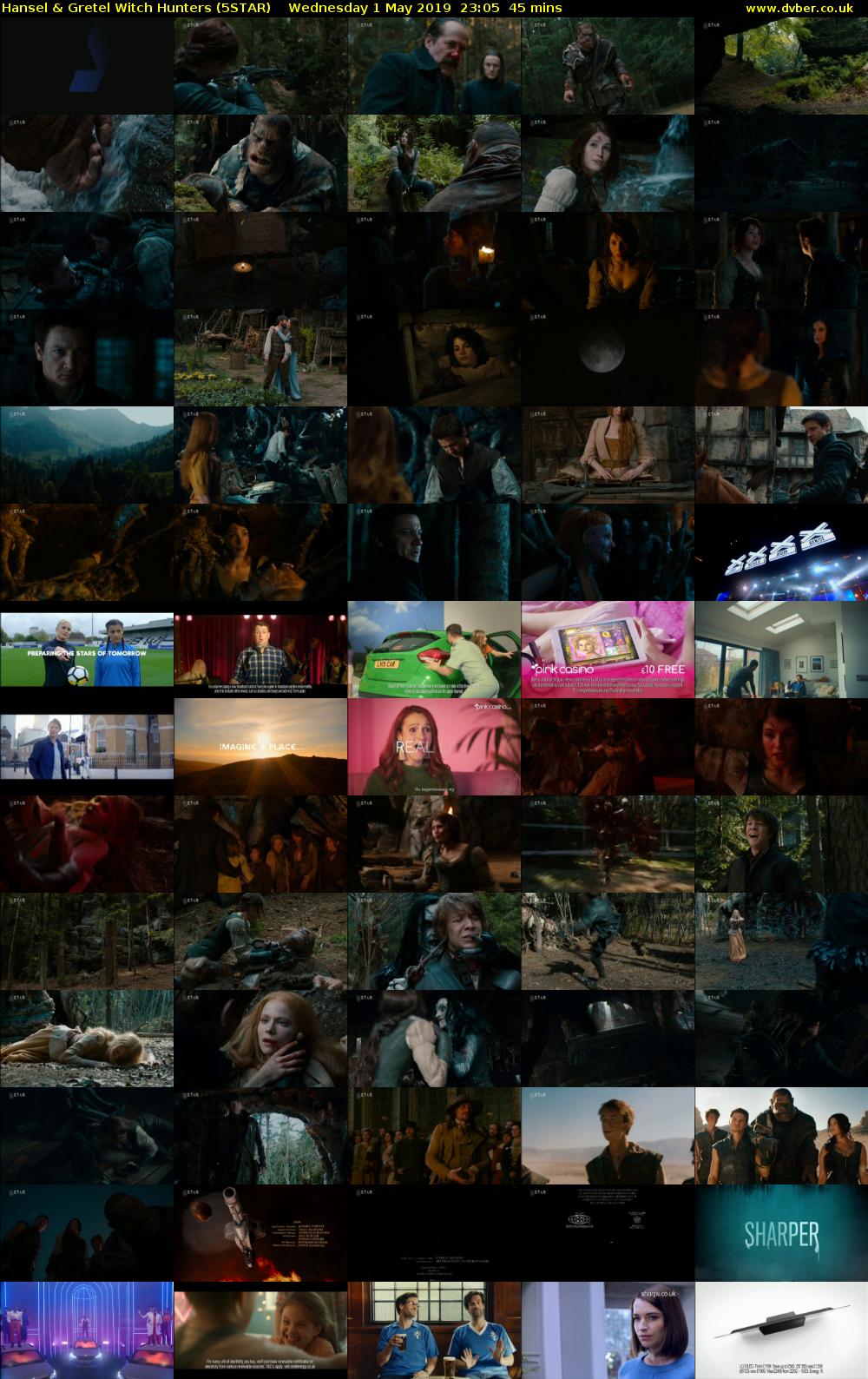 Hansel & Gretel Witch Hunters (5STAR) Wednesday 1 May 2019 23:05 - 23:50
