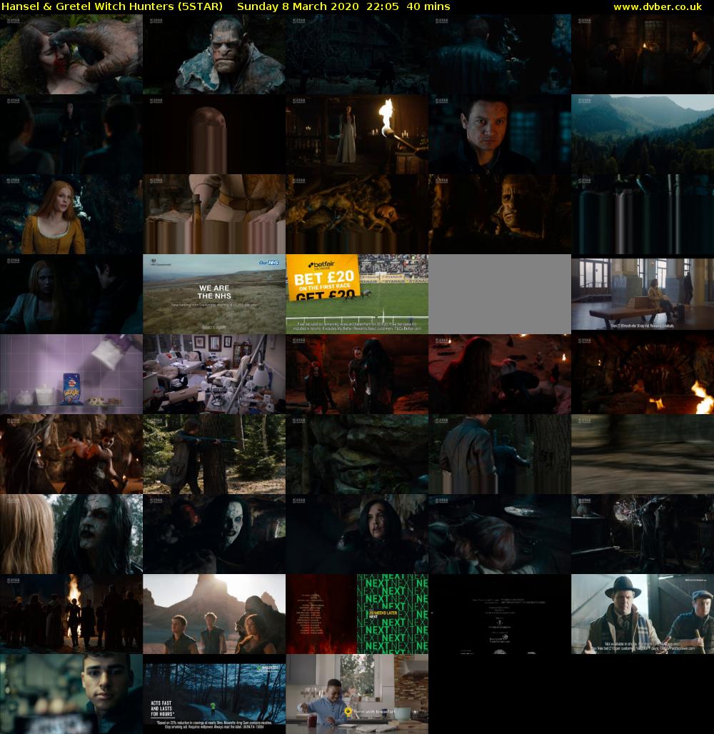 Hansel & Gretel Witch Hunters (5STAR) Sunday 8 March 2020 22:05 - 22:45