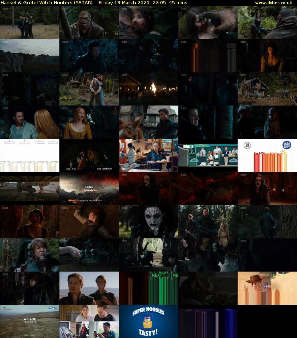 Hansel & Gretel Witch Hunters (5STAR) Friday 13 March 2020 22:05 - 22:50
