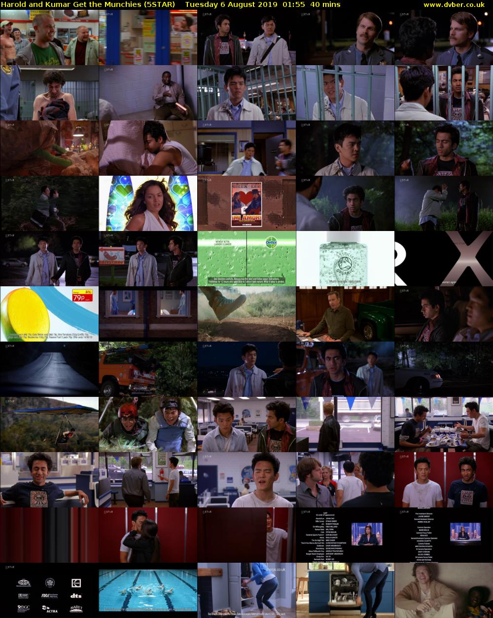 Harold and Kumar Get the Munchies (5STAR) Tuesday 6 August 2019 01:55 - 02:35