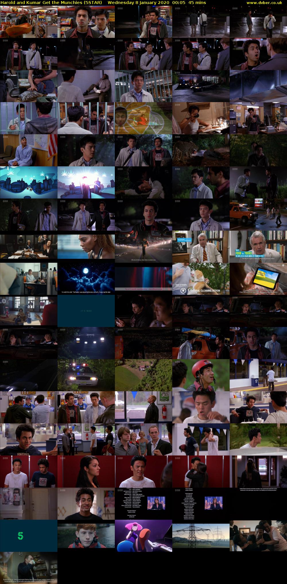 Harold and Kumar Get the Munchies (5STAR) Wednesday 8 January 2020 00:05 - 00:50