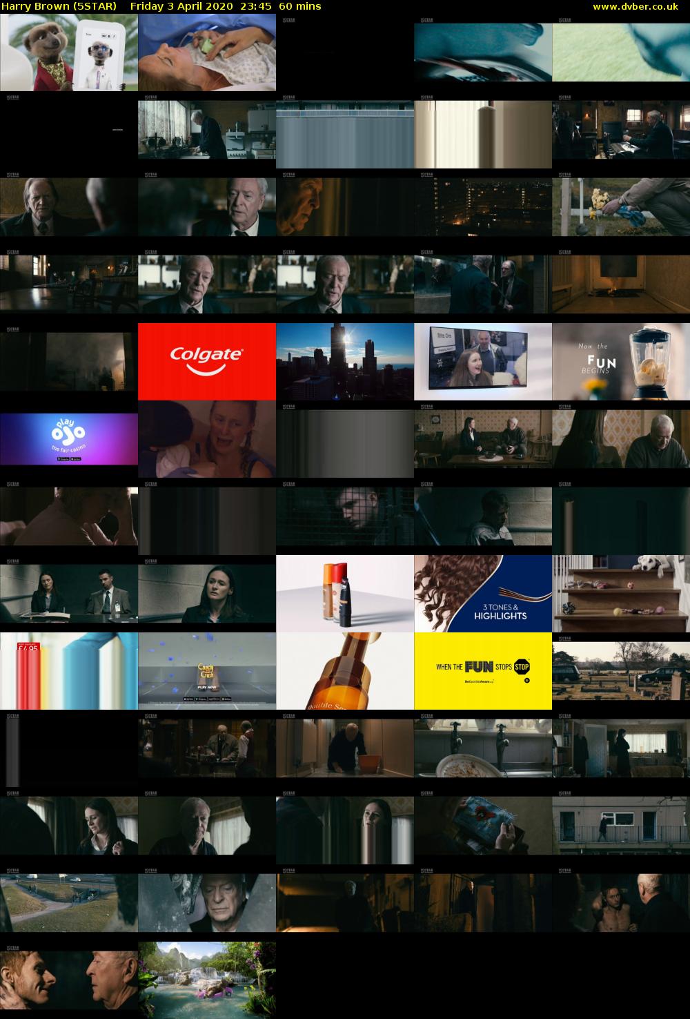 Harry Brown (5STAR) Friday 3 April 2020 23:45 - 00:45