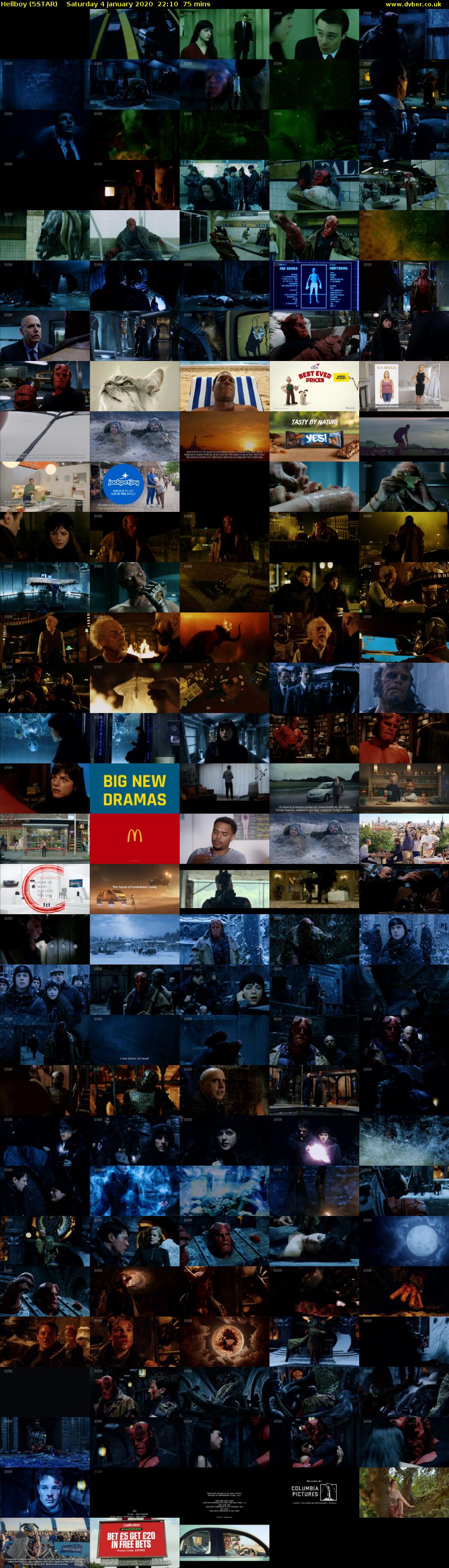 Hellboy (5STAR) Saturday 4 January 2020 22:10 - 23:25