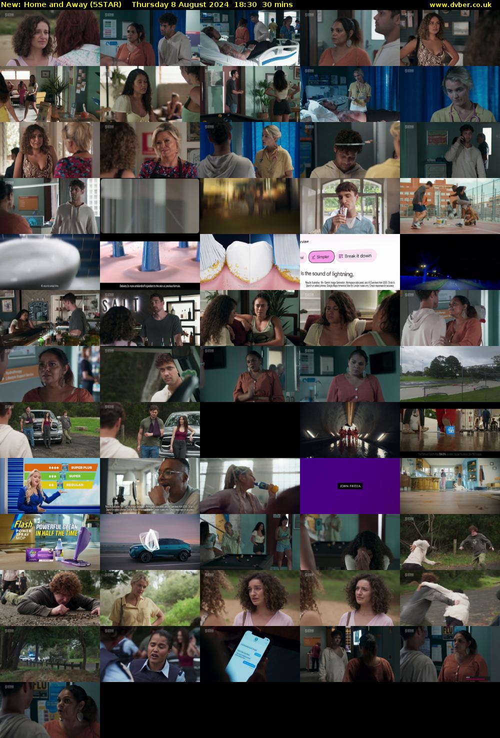 Home and Away (5STAR) Thursday 8 August 2024 18:30 - 19:00
