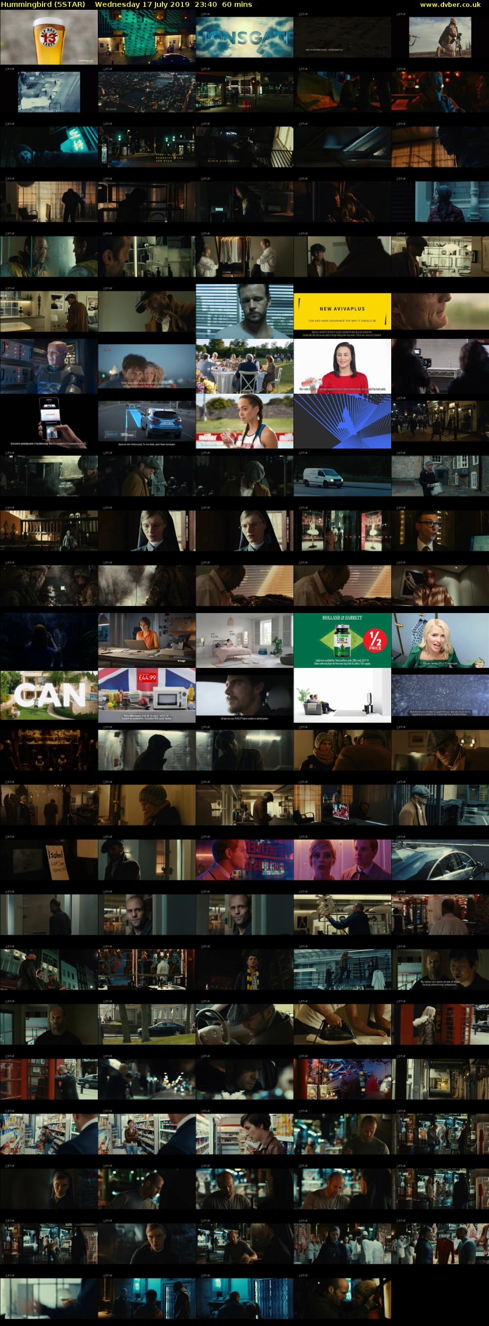 Hummingbird (5STAR) Wednesday 17 July 2019 23:40 - 00:40