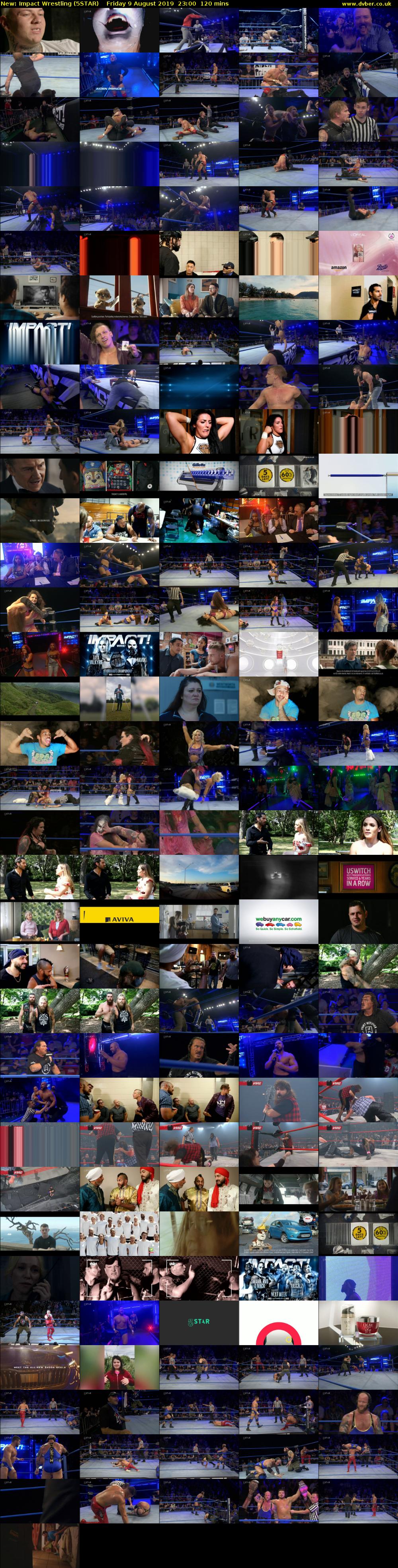 Impact Wrestling (5STAR) Friday 9 August 2019 23:00 - 01:00