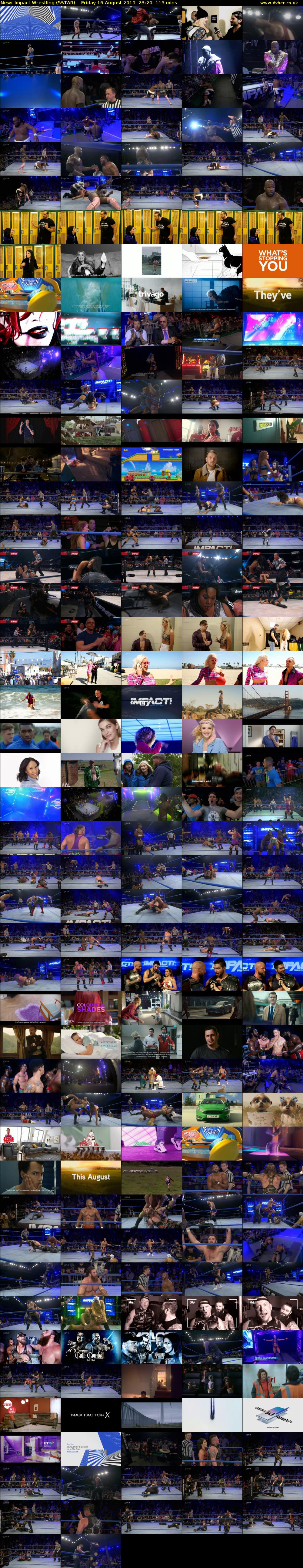 Impact Wrestling (5STAR) Friday 16 August 2019 23:20 - 01:15