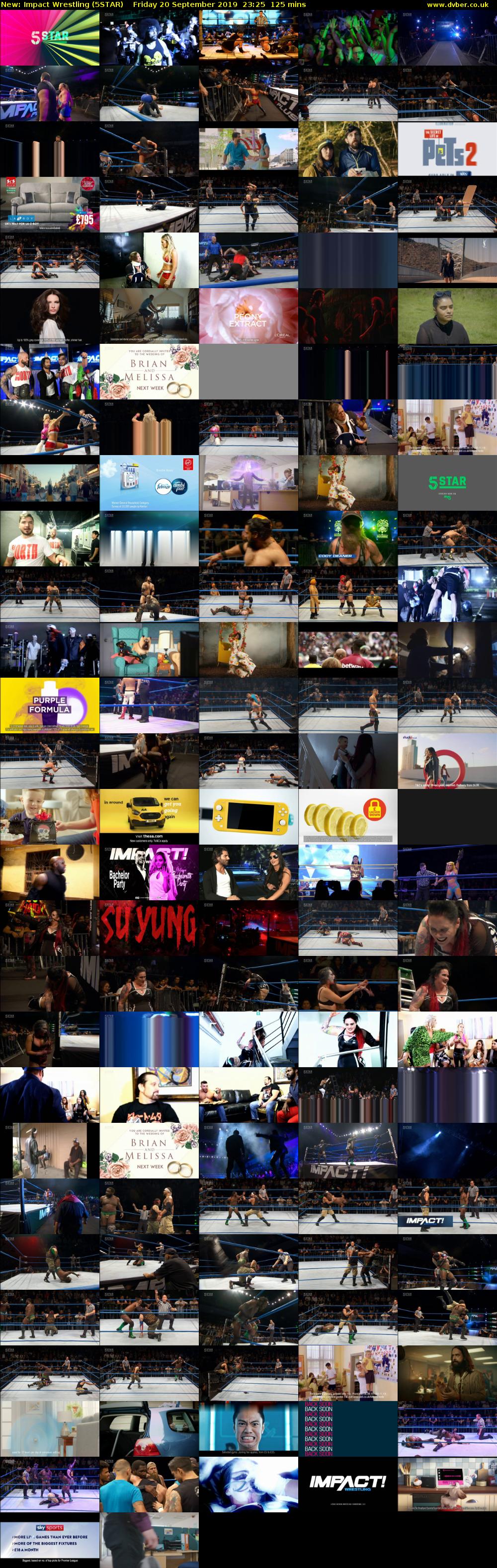 Impact Wrestling (5STAR) Friday 20 September 2019 23:25 - 01:30