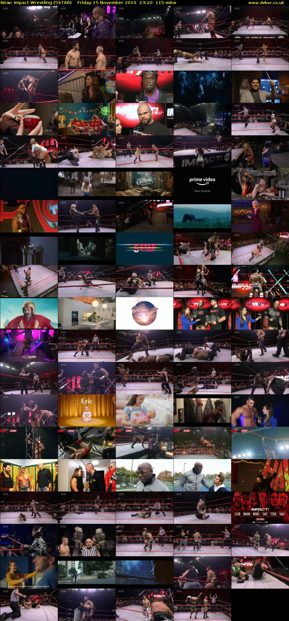 Impact Wrestling (5STAR) Friday 15 November 2019 23:20 - 01:15