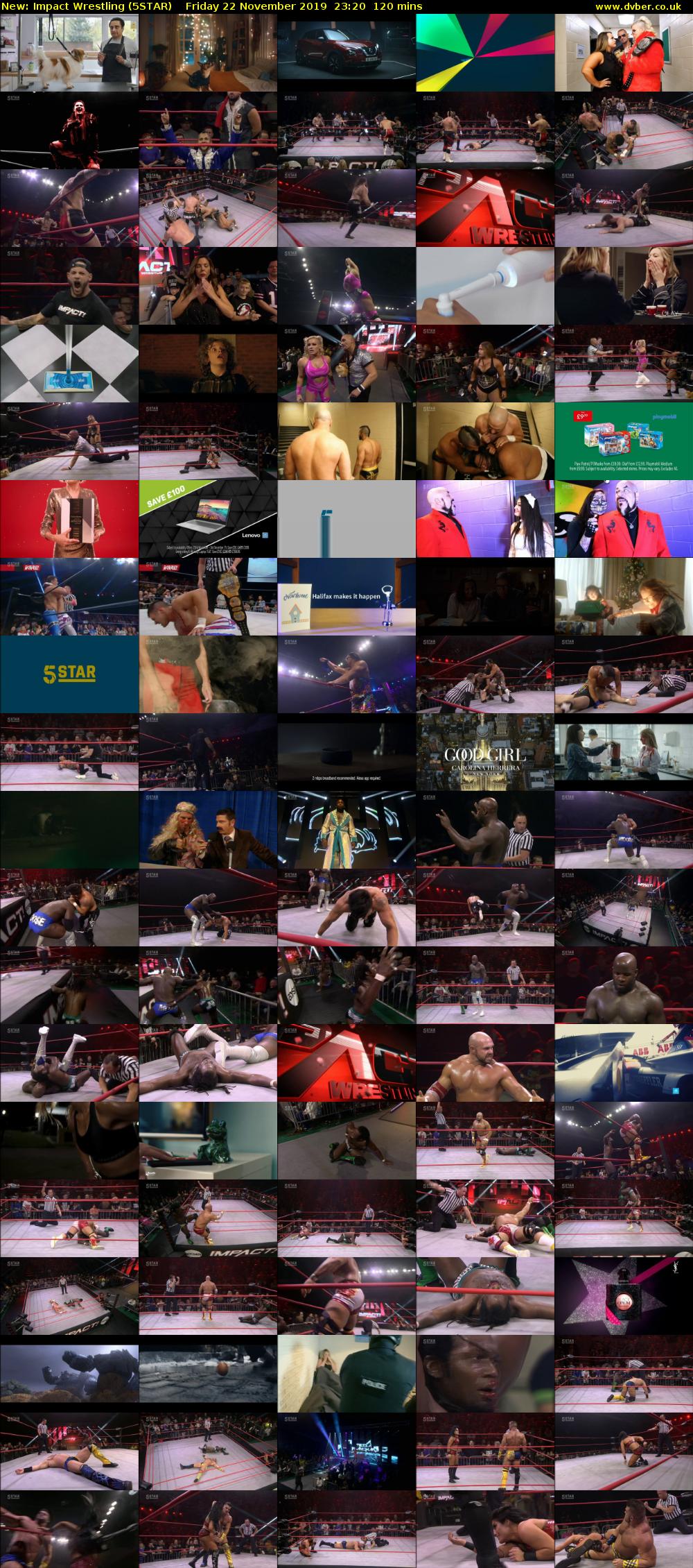 Impact Wrestling (5STAR) Friday 22 November 2019 23:20 - 01:20