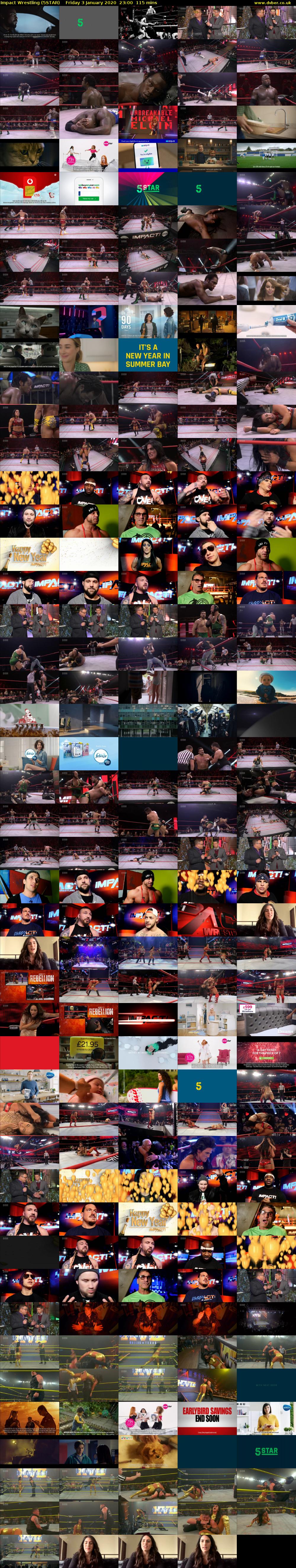 Impact Wrestling (5STAR) Friday 3 January 2020 23:00 - 00:55