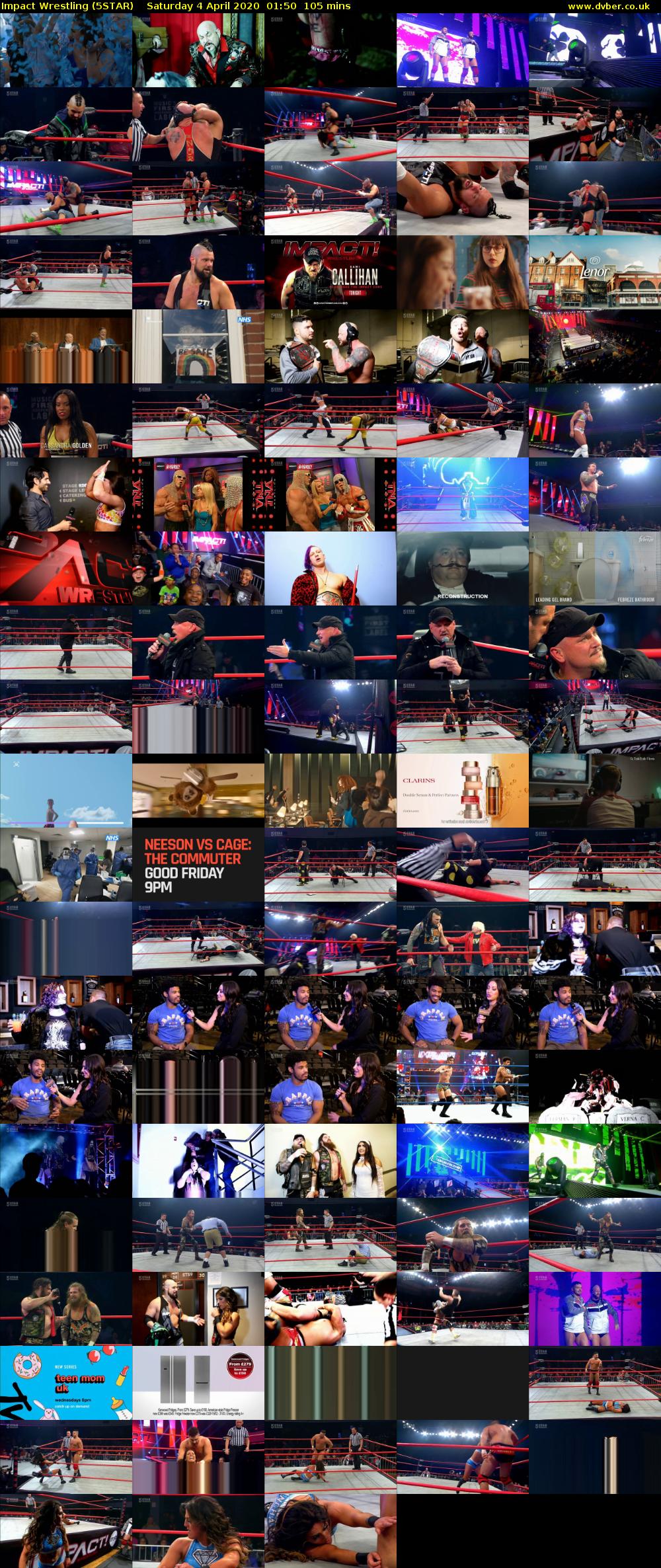 Impact Wrestling (5STAR) Saturday 4 April 2020 01:50 - 03:35