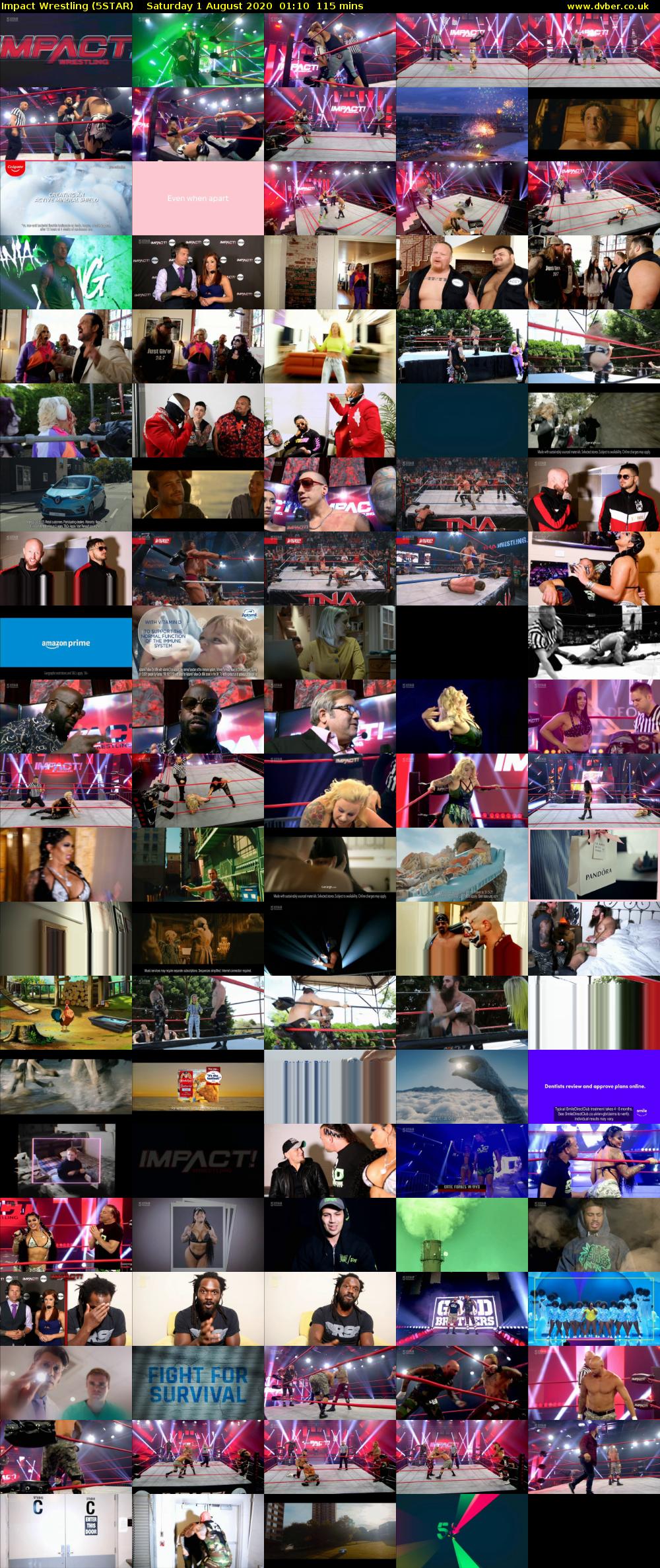 Impact Wrestling (5STAR) Saturday 1 August 2020 01:10 - 03:05