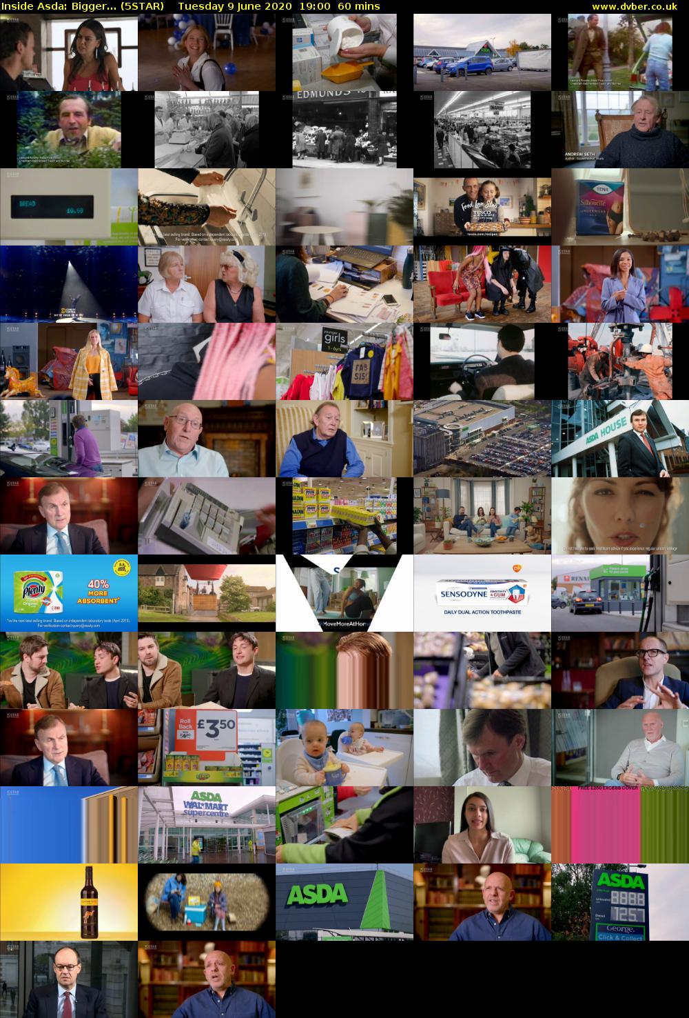 Inside Asda: Bigger... (5STAR) Tuesday 9 June 2020 19:00 - 20:00
