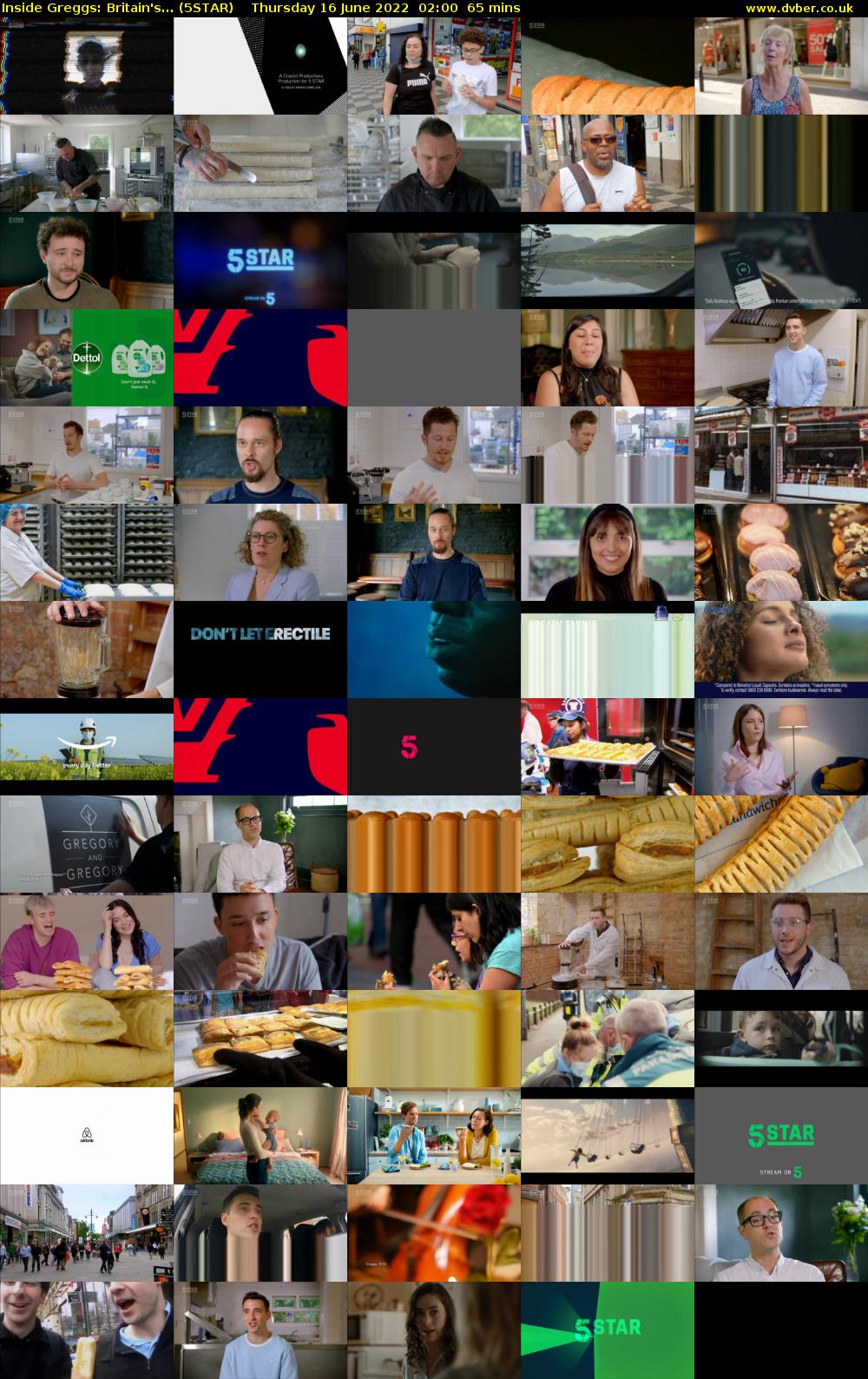 Inside Greggs: Britain's... (5STAR) Thursday 16 June 2022 02:00 - 03:05