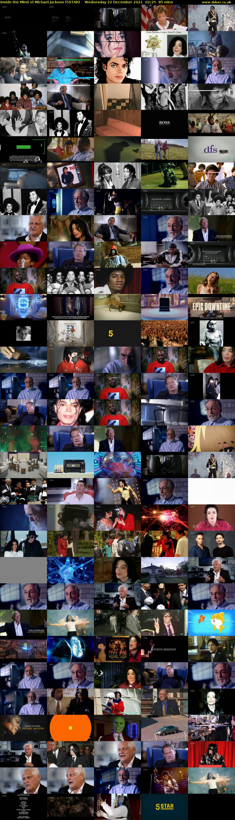 Inside the Mind of Michael Jackson (5STAR) Wednesday 22 December 2021 02:25 - 03:50