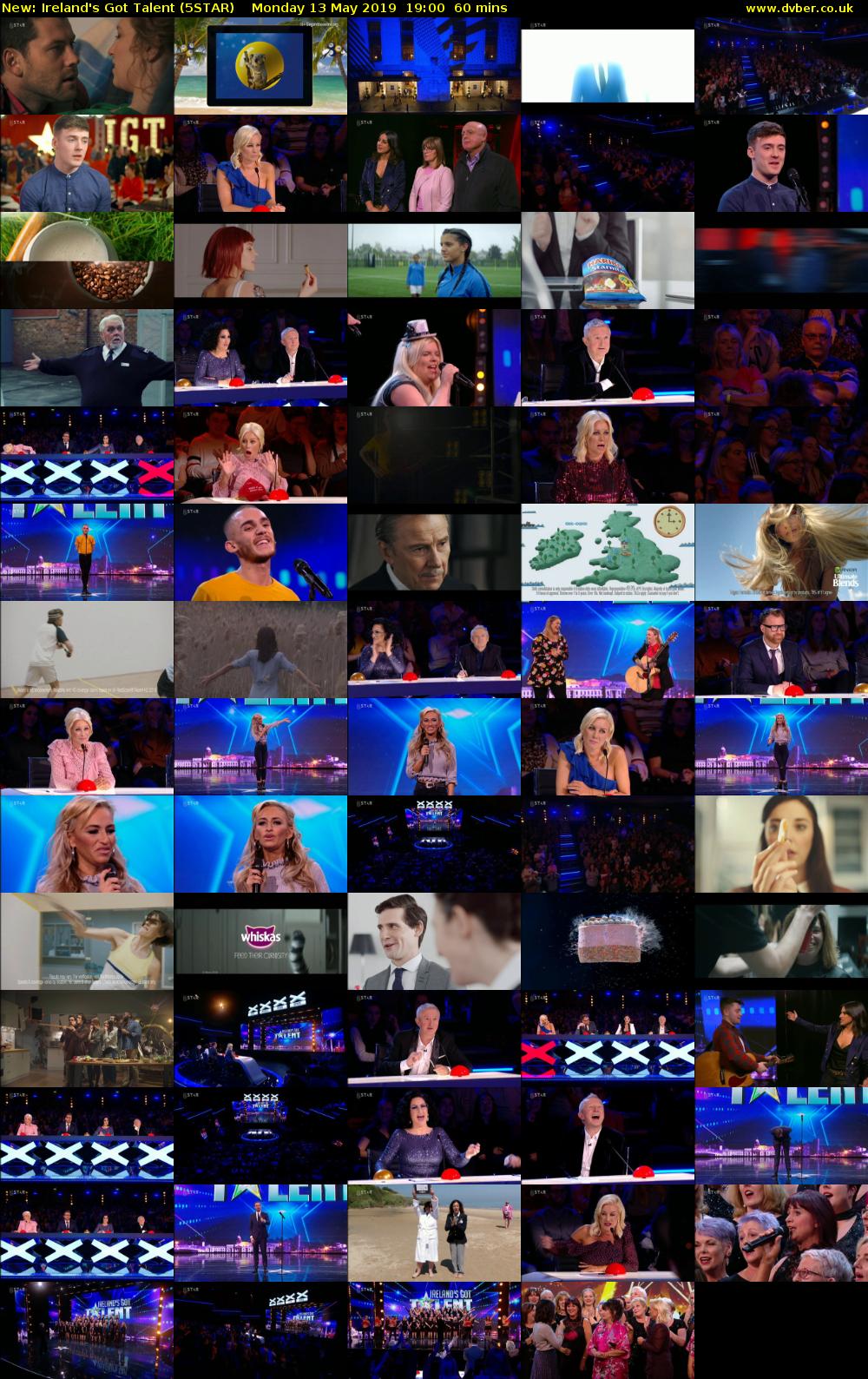 Ireland's Got Talent (5STAR) Monday 13 May 2019 19:00 - 20:00